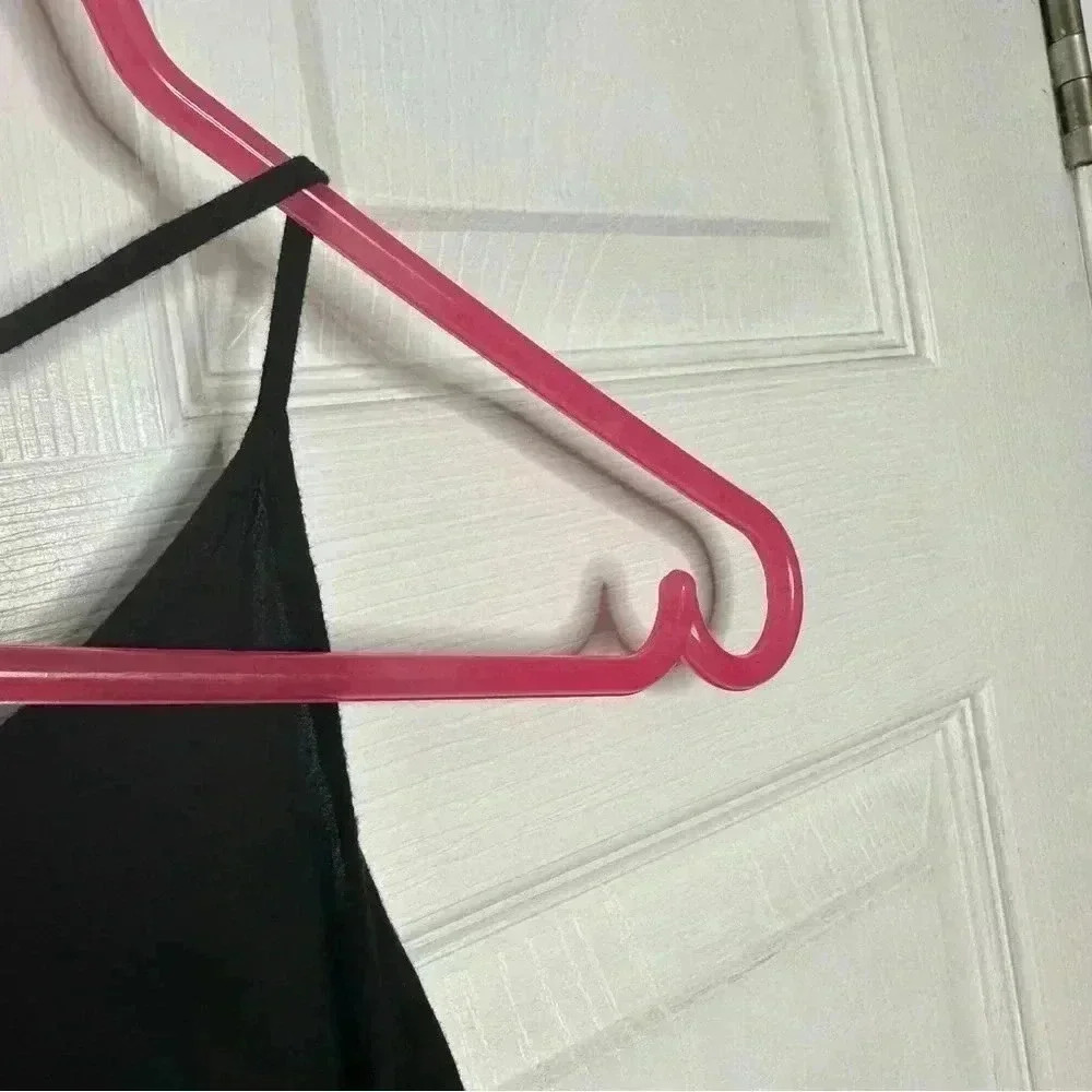 Spaghetti Strap Tank Top Flowy Black Size Extra Small - Picture 15 of 16